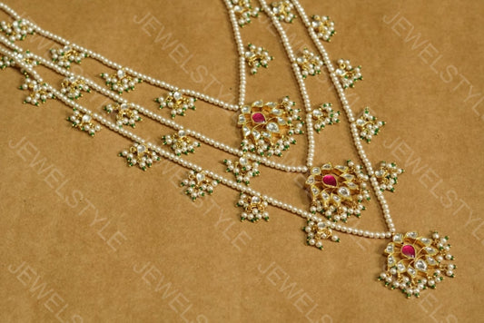 3 layer Rani Haar (4-1103)(Preorder) - JEWELSTYLE