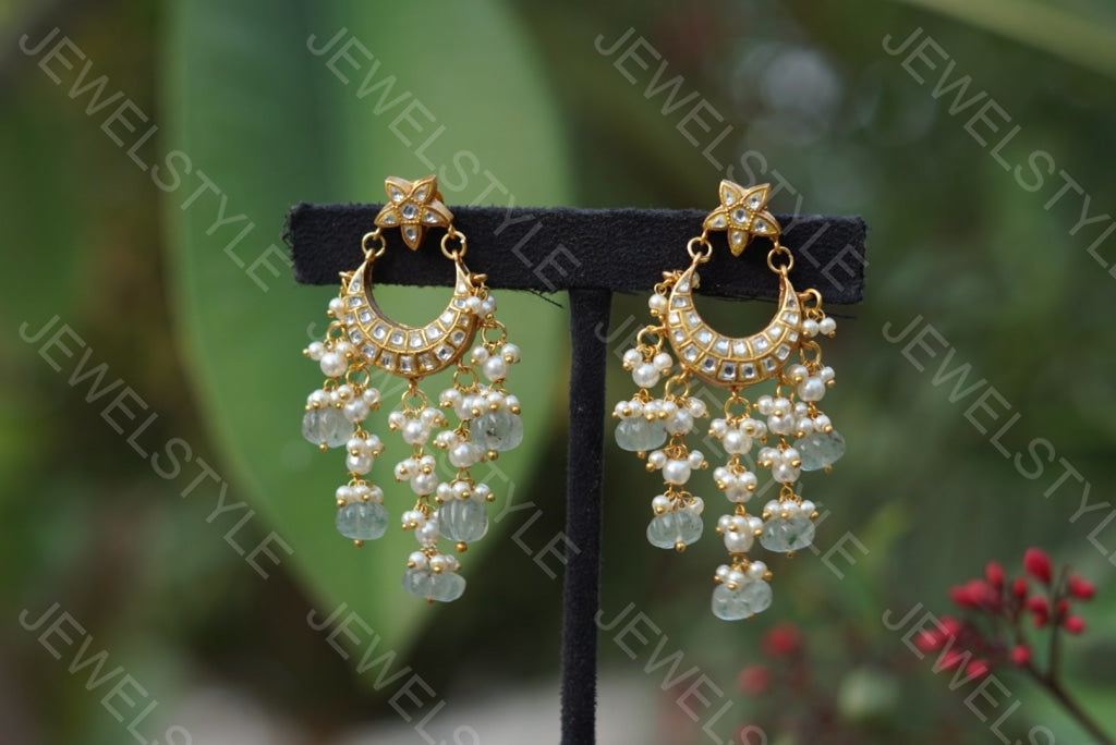 Kundan Earrings (1-1506)(PREORDER)