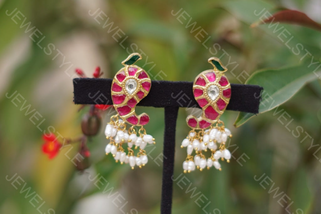 Kundan Earrings(Preorder) 1-984 - JEWELSTYLE