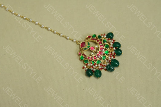 Kundan Maangtika( Preorder) 5-57 - JEWELSTYLE