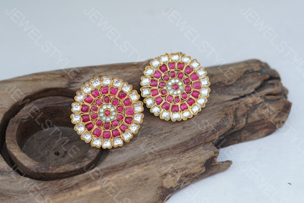 Kundan Big Studs(1-1492)(PREORDER)