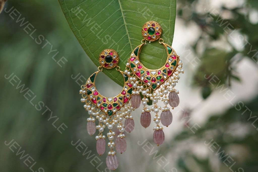 Kundan Earrings (1-1504)(PREORDER)