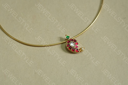 Mango pendant choker (4-1965-C)(PREORDER)