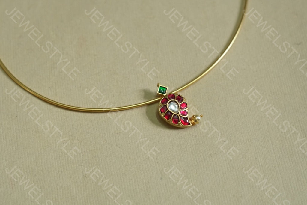 Mango pendant choker (4-1965-C)(PREORDER)