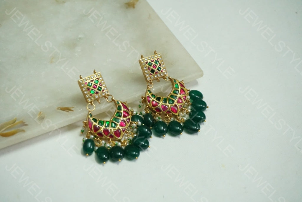 Kundan Earrings (1-1349) (PREORDER)