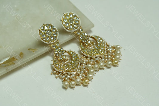 Kundan chandbali(Preorder)(R)(1-1088) - JEWELSTYLE