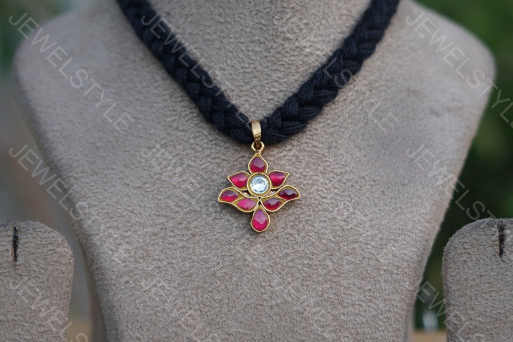 Kundan Necklace (4-3448)(R)(PREORDER)