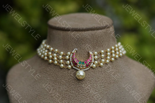 Kundan Choker (4-2107)(PREORDER) - JEWELSTYLE