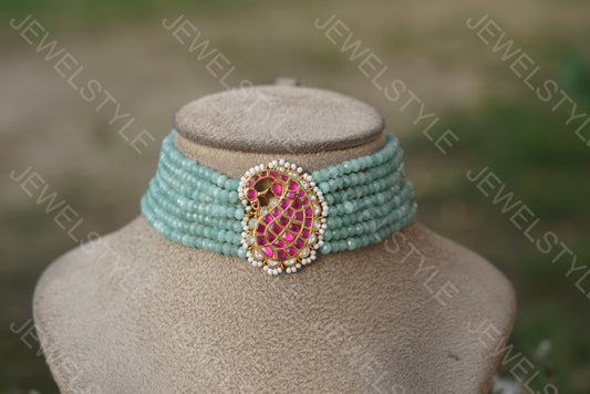 Kundan choker (4-3248)(PREORDER)