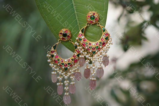 Kundan Earrings (1-1504)(PREORDER)