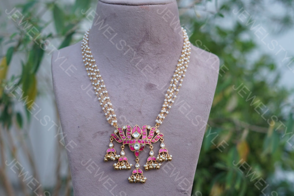 Kundan Pendant (4-3450)(R)(PREORDER)