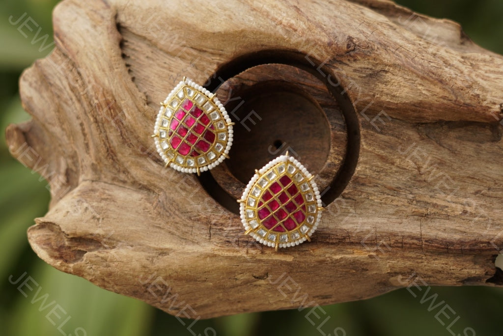 Kundan studs(1-2)(PREORDER) - JEWELSTYLE