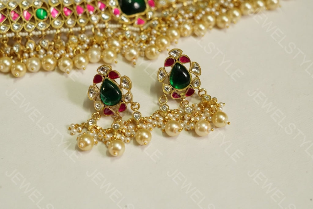 Kundan Choker set(PREORDER)(4-1517) - JEWELSTYLE