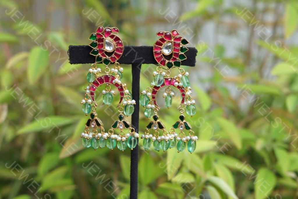 Kundan Earrings (1-1288)(Preorder)