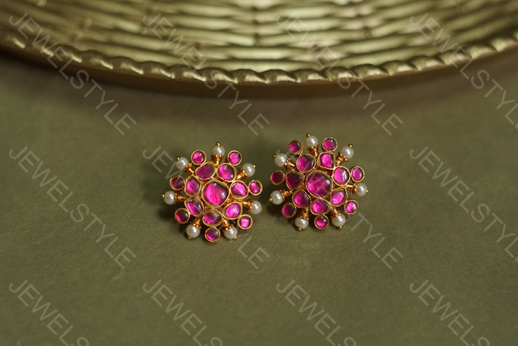 Kundan Studs (1-1732)(PREORDER)