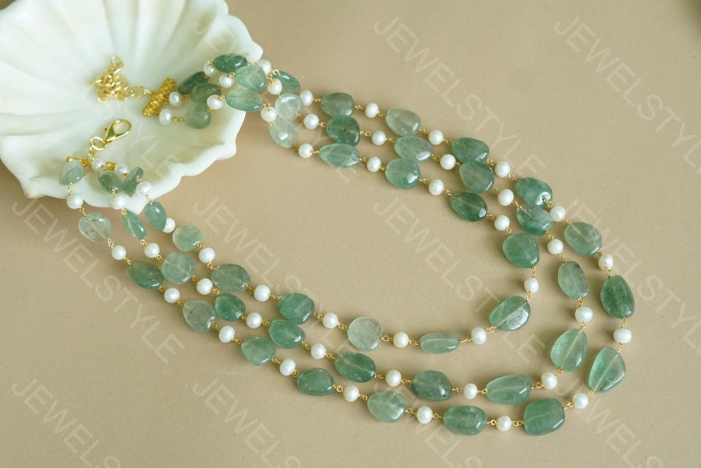 Beads Necklace (4-3756)(N) - JEWELSTYLE