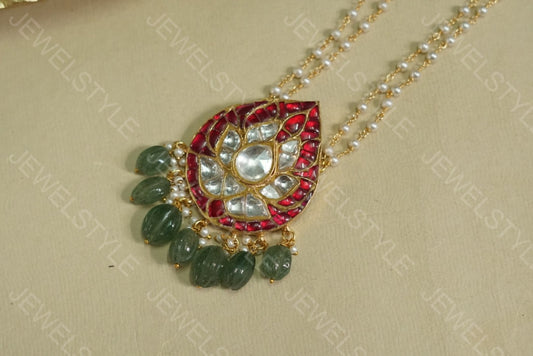 Kundan Pendant (4-1668)(Preorder) - JEWELSTYLE