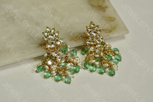 Kundan earrings(1-5)(PREORDER) - JEWELSTYLE