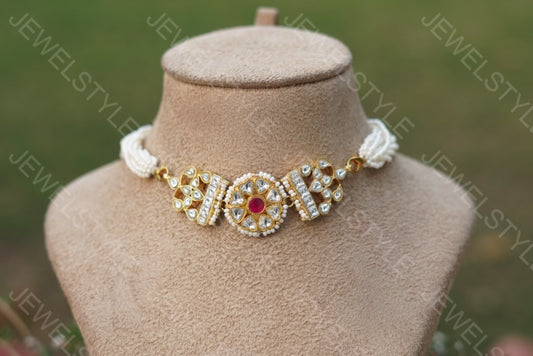 Kundan Choker set(Preorder) - JEWELSTYLE