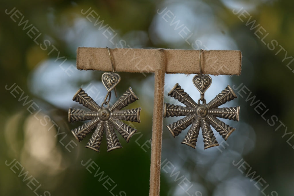 Oxidised Earring (1-2579)