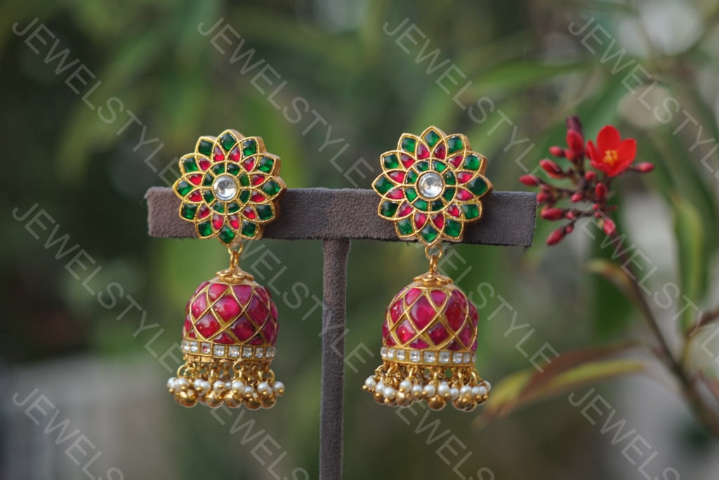 Kundan Jhumki (1-1486)(R) - JEWELSTYLE