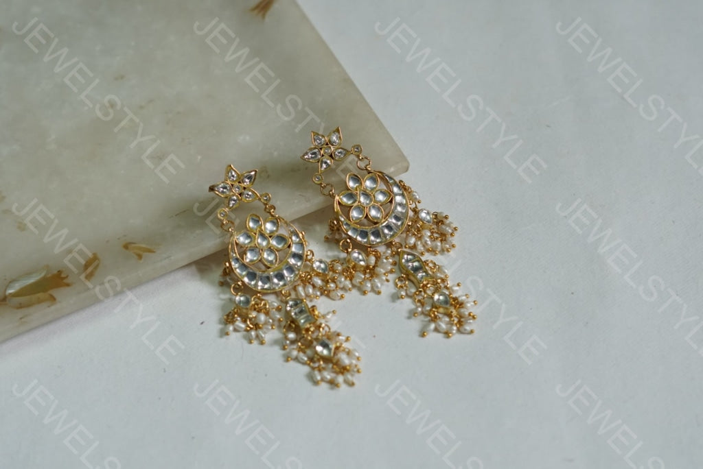 Kundan Earrings (1-1276) (PREORDER)