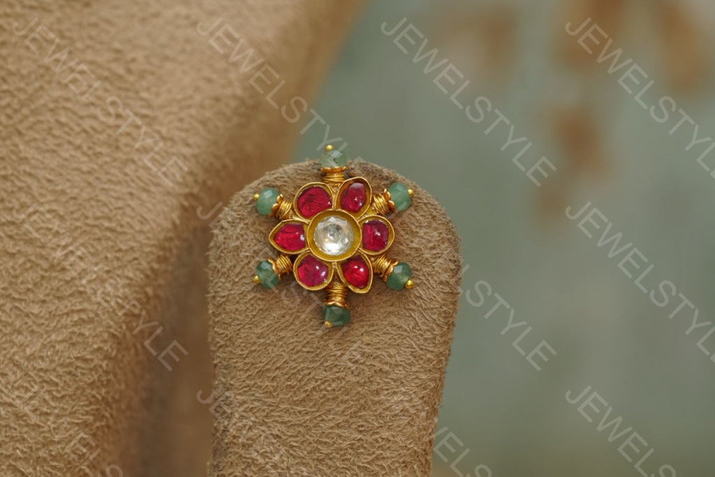 Kundan Necklace set (4-4659)(R)(MADE IN 15-20DAYS)