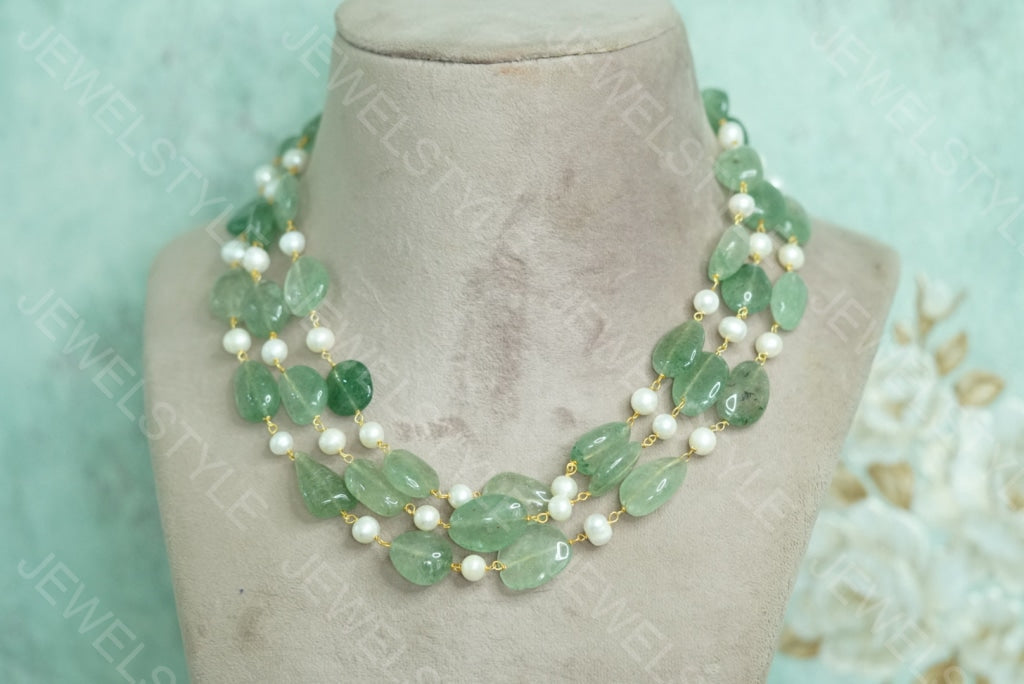 Beads Necklace(4-3880)(N) - JEWELSTYLE