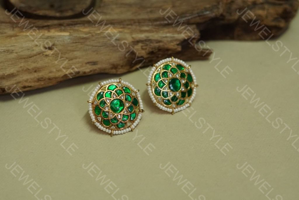 Kundan studs ( Preorder ) 1-915 - JEWELSTYLE