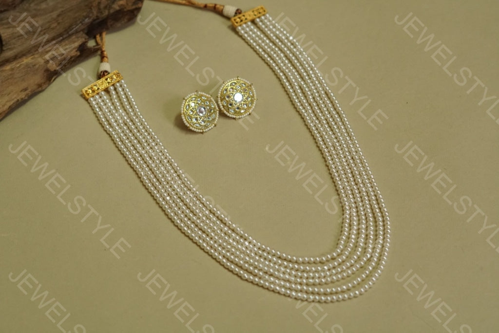 PEARL Necklace set(4-1101)(R) - JEWELSTYLE
