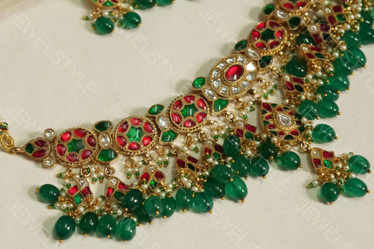 Kundan Choker set (Preorder)( 4-1132) - JEWELSTYLE