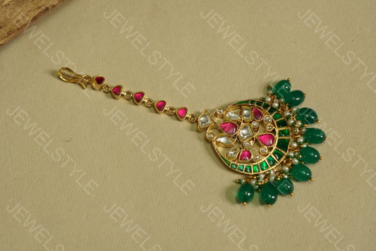 Kundan Maangtika(PREORDER) (5-90-c) - JEWELSTYLE