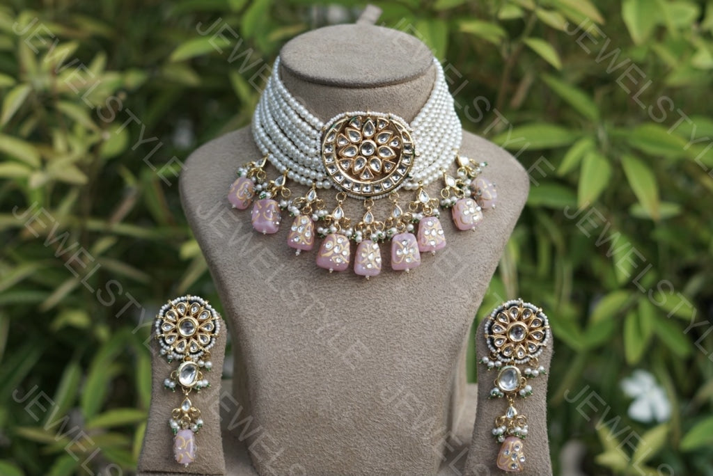 Kundan choker set (4-2041)