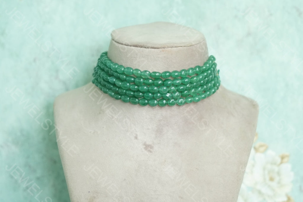 Beads Choker(4-3882)(N) - JEWELSTYLE