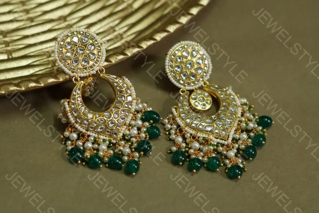 Kundan Chandbali(Preorder) 1-507 JEWELSTYLE