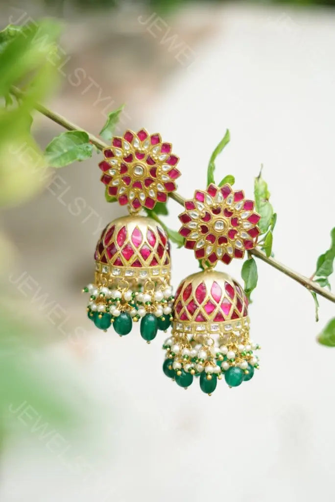 Kundan jhumki(Preorder) 1-515 JEWELSTYLE