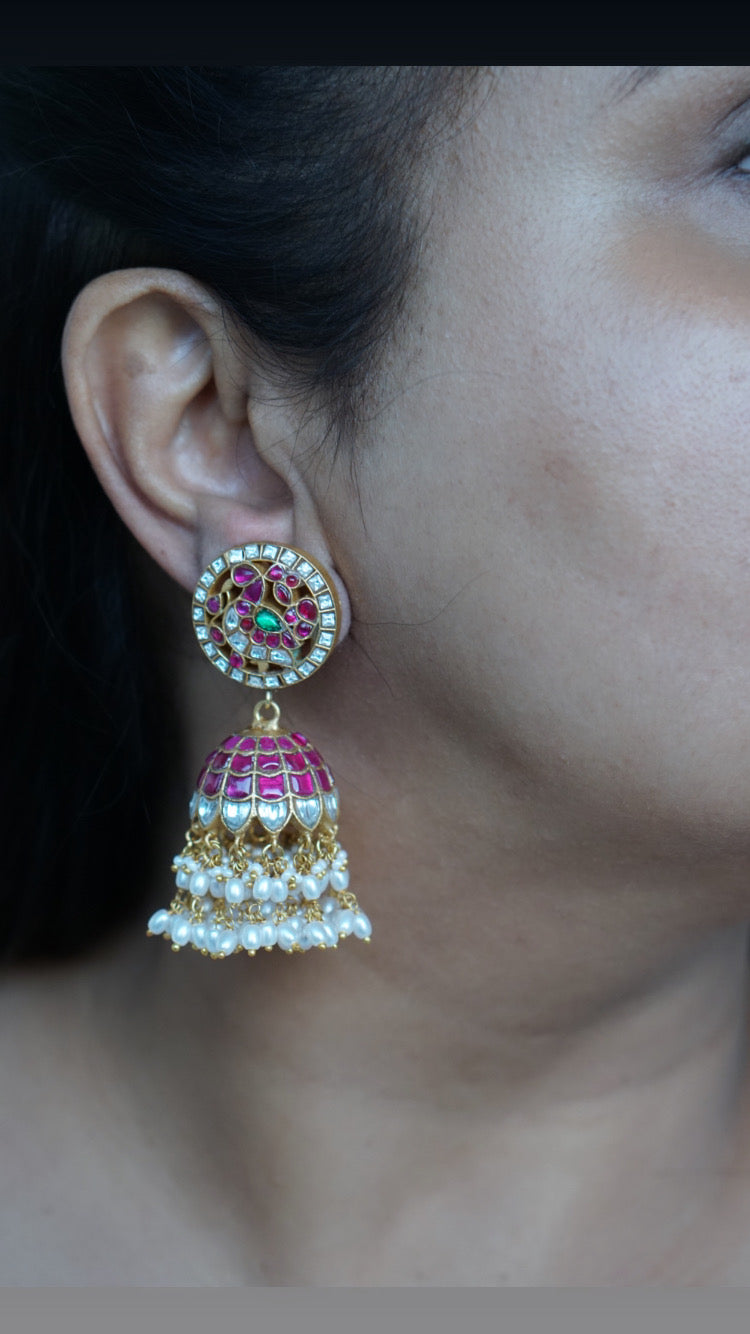 Kundan jhumki (1-4188)(K)(PREORDER)