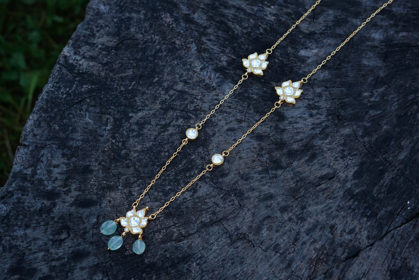 Kundan Pendant Necklace  (4-5475)(R) DISCOUNTED)
