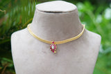 REVERSIBLE MANGO NECKLACE   (4-5613)(AK)