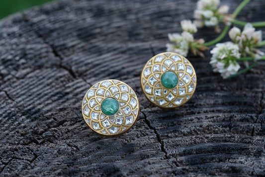 Kundan studs (1-2772)(R)(preorder)