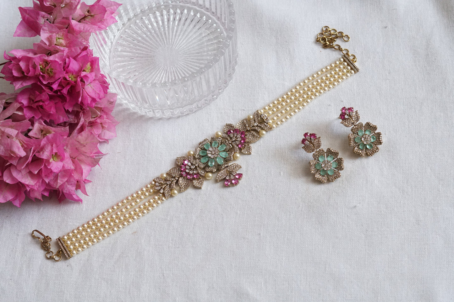 AD Choker Set (4-9017)(B) - JEWELSTYLE