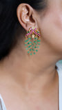 Kundan earrings (1-3760)(K)