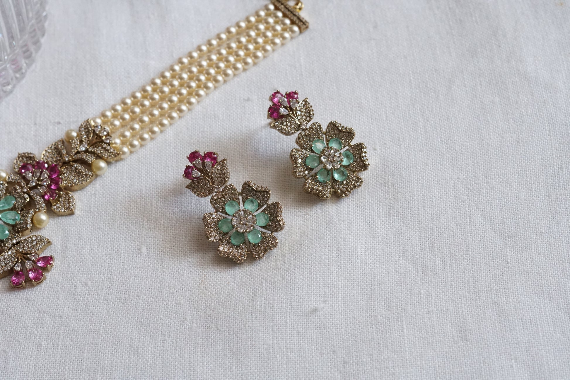 AD Choker Set (4-9017)(B) - JEWELSTYLE