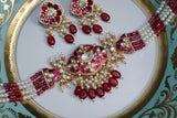 Kundan Choker Set (4-7342)(A)(AL READY DISCOUNTED)