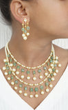 Beads necklace set (4-6679)(N)