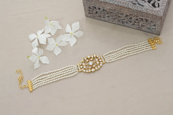 Kundan choker  (4-5598)(R)(PREORDER)