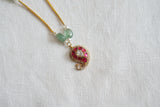 Mango Kundan Pendant(4-9728)(R)