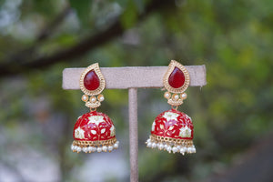 Meena work jhumki (1-3628)