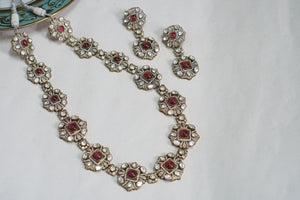 Kundan  Necklace Set  (4-7349)(A)(OFFER PIECE)