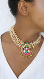 Kundan choker (4-5482)(R)(PREORDER)